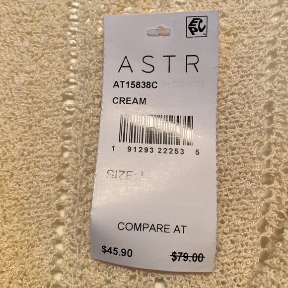 Brand New Astr Cream Sweater - Picture 7 of 7